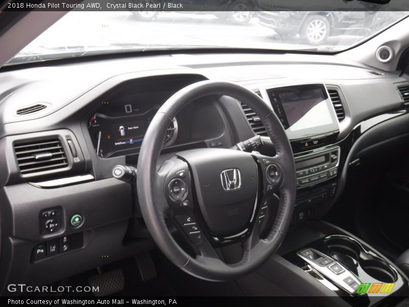 Crystal Black Pearl / Black 2018 Honda Pilot Touring AWD