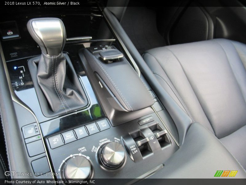 Atomic Silver / Black 2018 Lexus LX 570