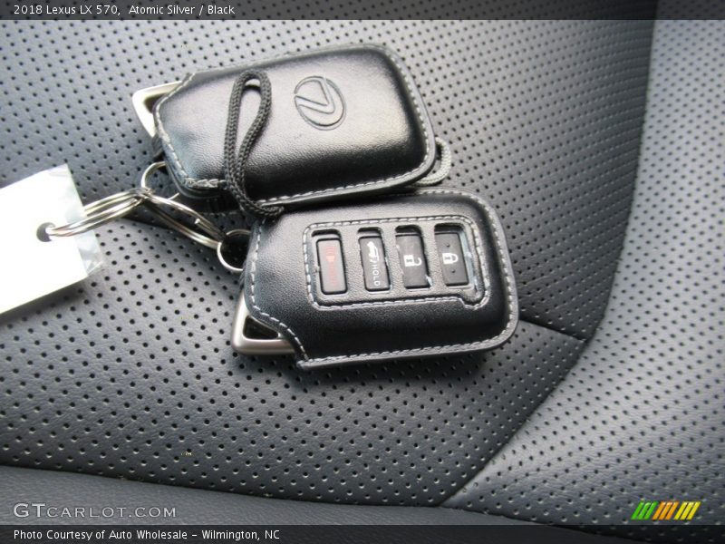 Atomic Silver / Black 2018 Lexus LX 570