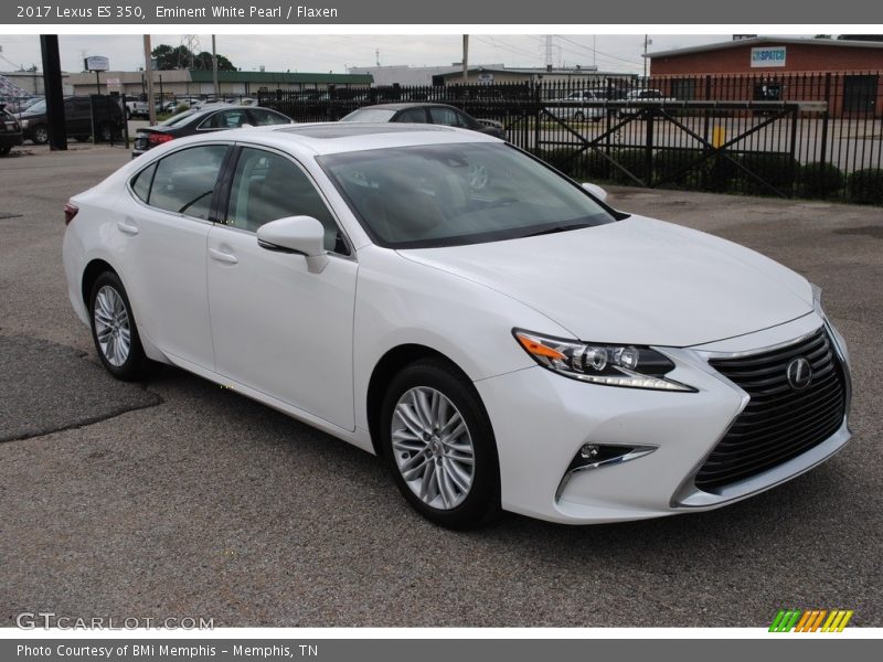Eminent White Pearl / Flaxen 2017 Lexus ES 350