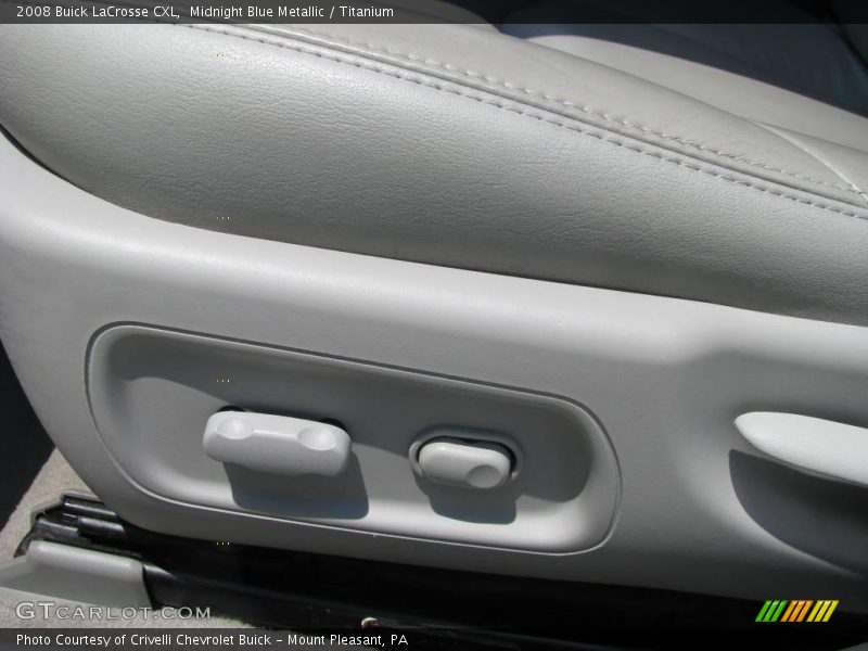 Midnight Blue Metallic / Titanium 2008 Buick LaCrosse CXL