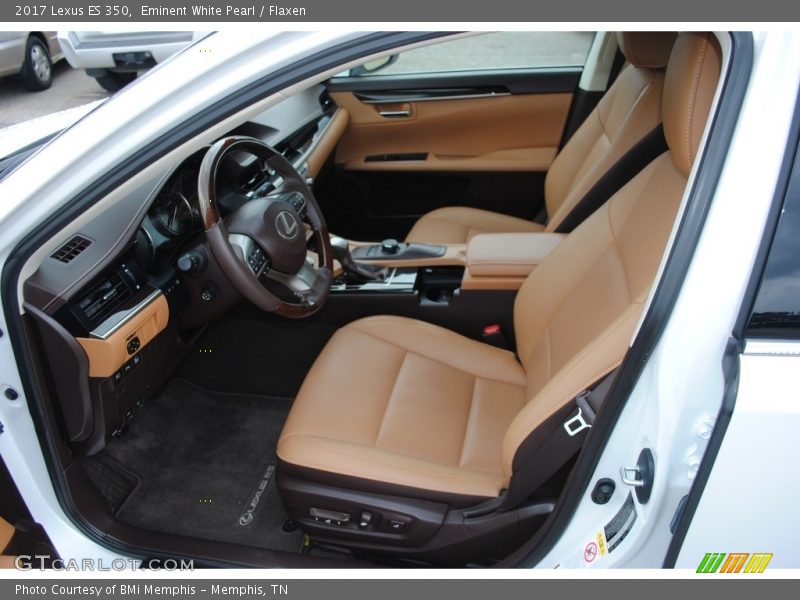 Eminent White Pearl / Flaxen 2017 Lexus ES 350