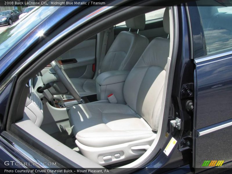 Midnight Blue Metallic / Titanium 2008 Buick LaCrosse CXL