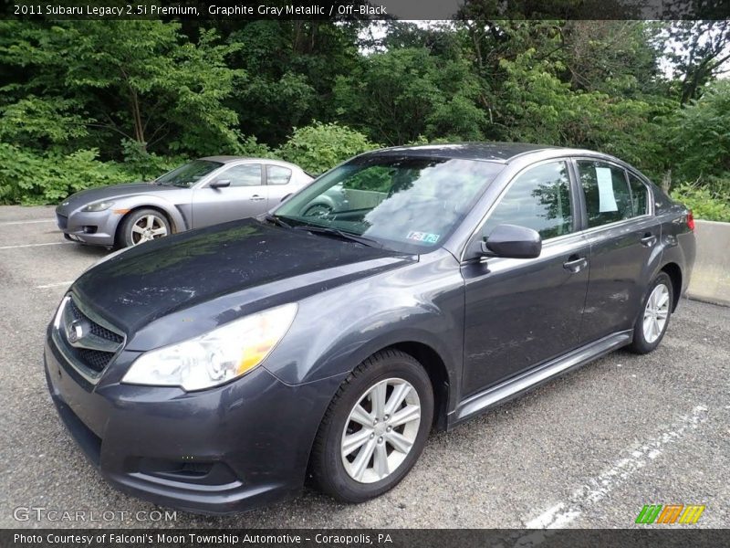 Graphite Gray Metallic / Off-Black 2011 Subaru Legacy 2.5i Premium