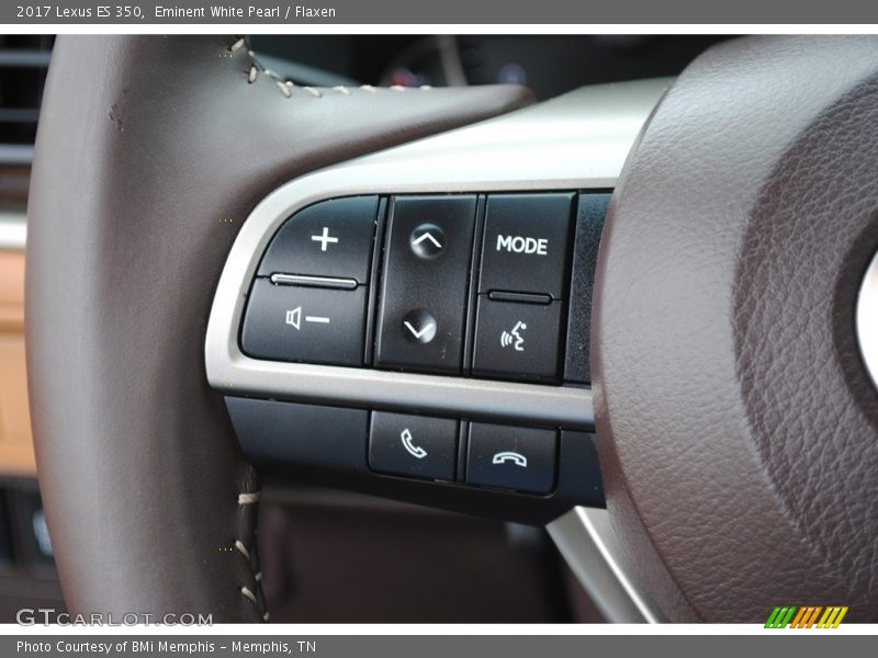 Eminent White Pearl / Flaxen 2017 Lexus ES 350