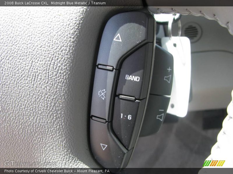 Midnight Blue Metallic / Titanium 2008 Buick LaCrosse CXL