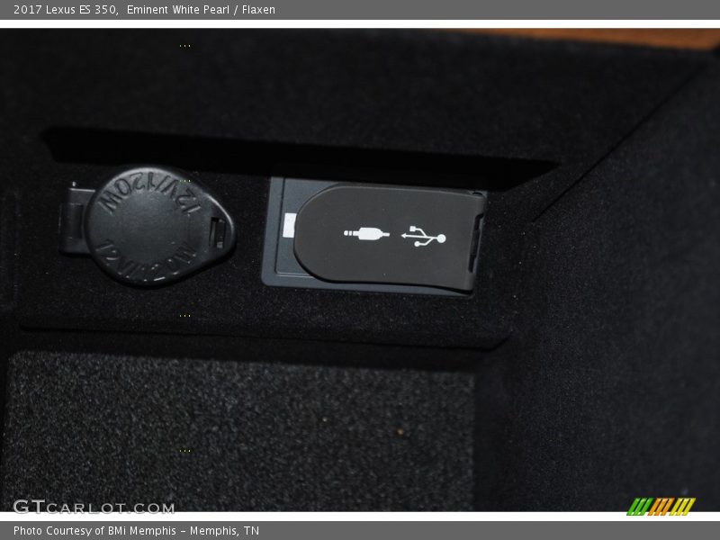 Eminent White Pearl / Flaxen 2017 Lexus ES 350