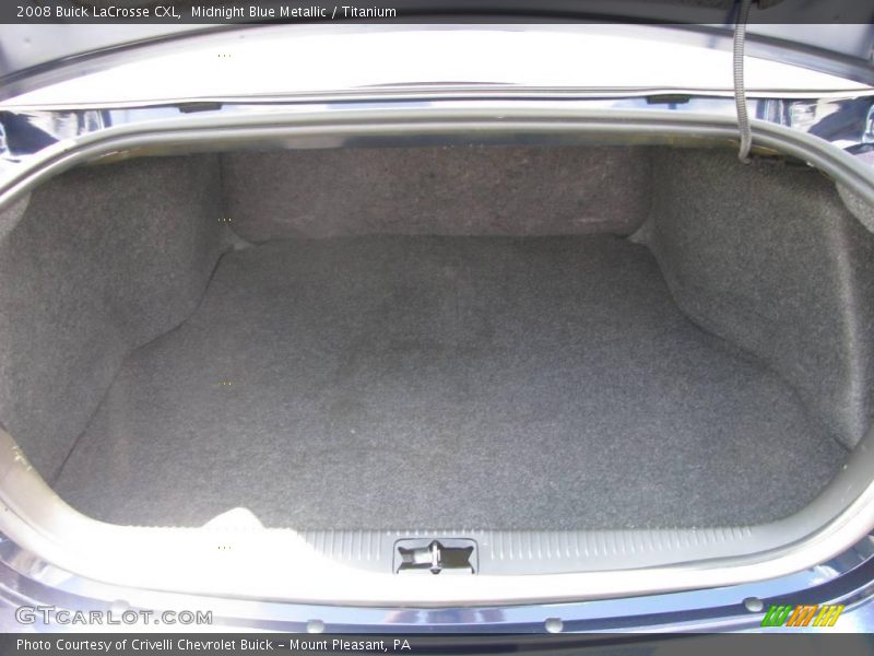 Midnight Blue Metallic / Titanium 2008 Buick LaCrosse CXL
