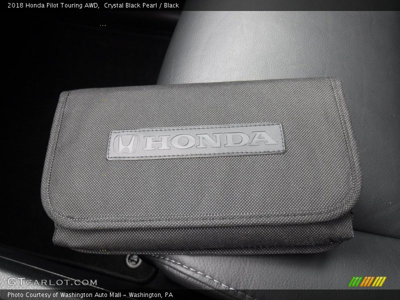 Crystal Black Pearl / Black 2018 Honda Pilot Touring AWD