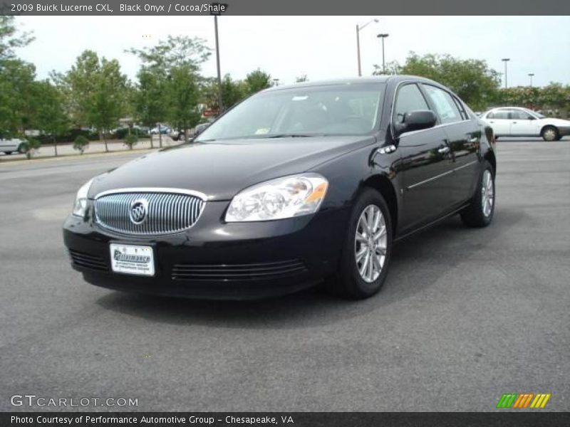 Black Onyx / Cocoa/Shale 2009 Buick Lucerne CXL