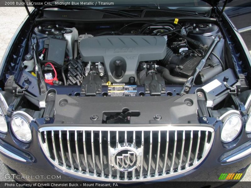 Midnight Blue Metallic / Titanium 2008 Buick LaCrosse CXL