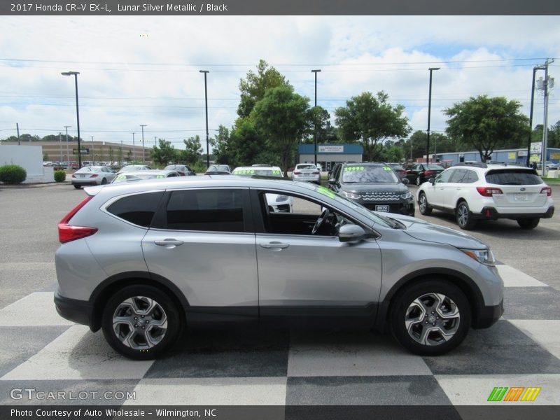Lunar Silver Metallic / Black 2017 Honda CR-V EX-L