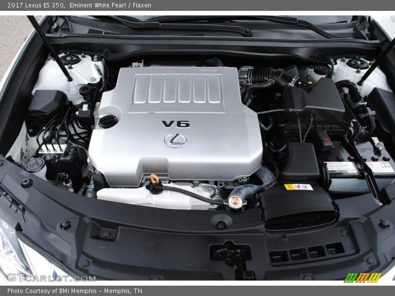 Eminent White Pearl / Flaxen 2017 Lexus ES 350