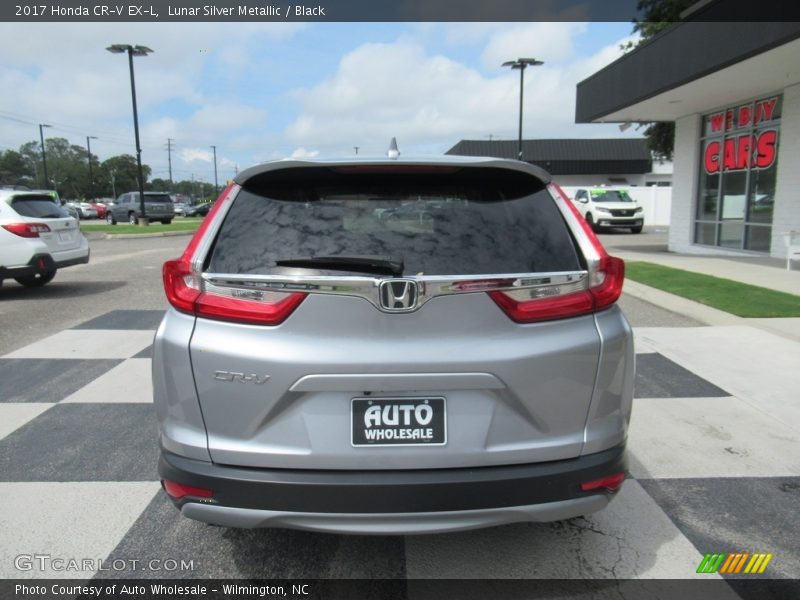 Lunar Silver Metallic / Black 2017 Honda CR-V EX-L