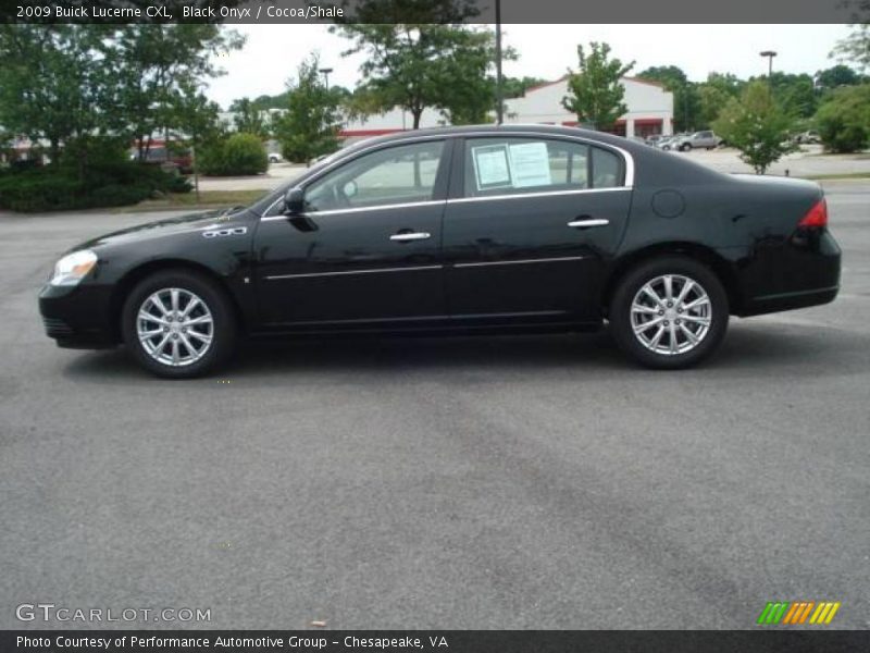 Black Onyx / Cocoa/Shale 2009 Buick Lucerne CXL