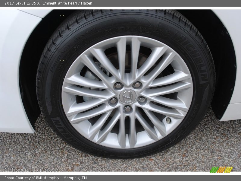 Eminent White Pearl / Flaxen 2017 Lexus ES 350