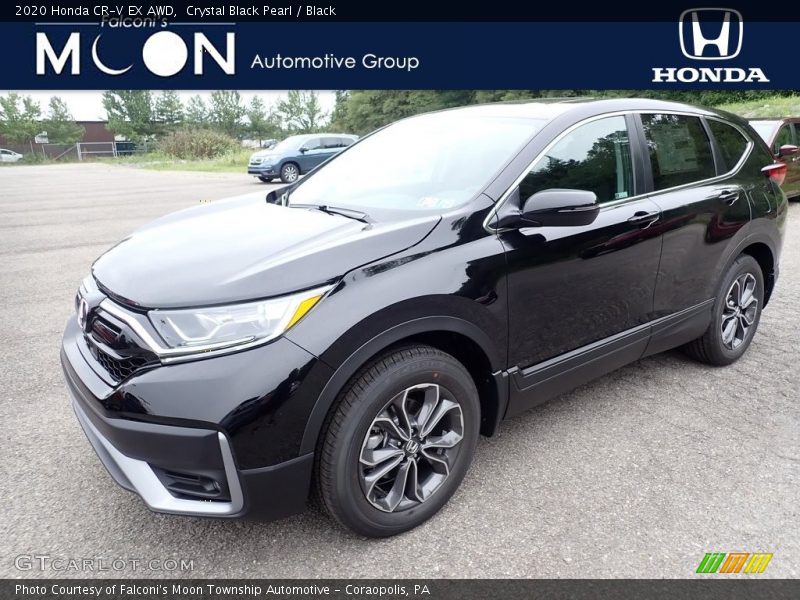 Crystal Black Pearl / Black 2020 Honda CR-V EX AWD
