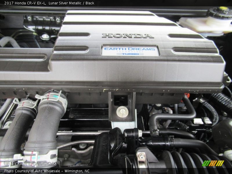 Lunar Silver Metallic / Black 2017 Honda CR-V EX-L