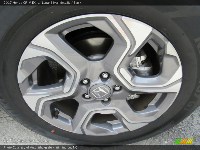 Lunar Silver Metallic / Black 2017 Honda CR-V EX-L