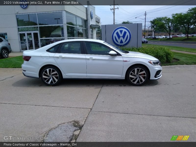 Pure White / Titan Black 2020 Volkswagen Jetta GLI