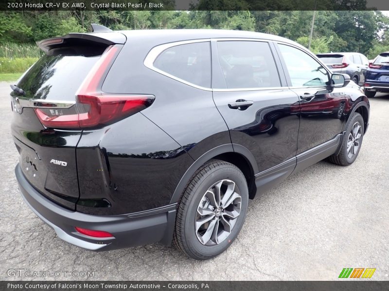 Crystal Black Pearl / Black 2020 Honda CR-V EX AWD