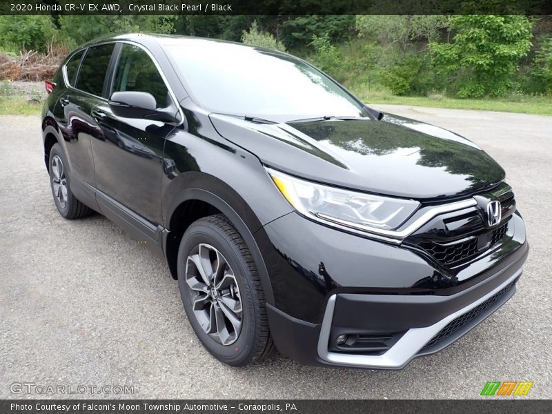 Crystal Black Pearl / Black 2020 Honda CR-V EX AWD