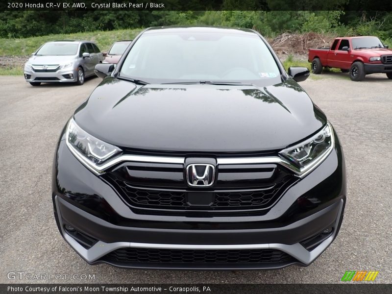Crystal Black Pearl / Black 2020 Honda CR-V EX AWD