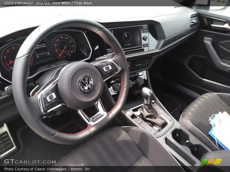 Pure White / Titan Black 2020 Volkswagen Jetta GLI