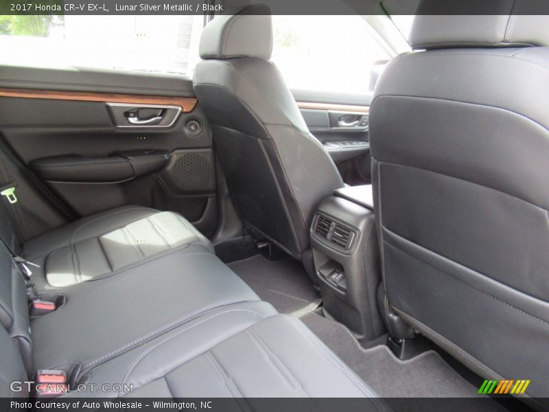 Lunar Silver Metallic / Black 2017 Honda CR-V EX-L