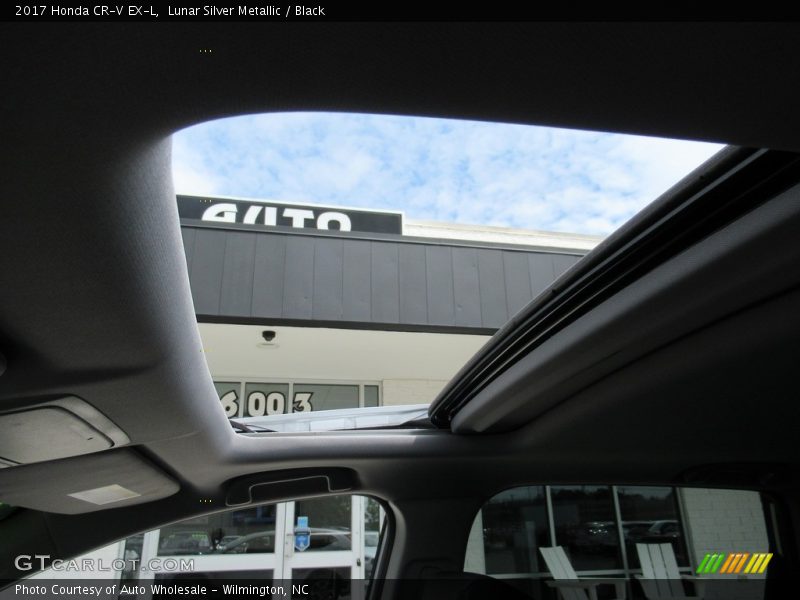 Lunar Silver Metallic / Black 2017 Honda CR-V EX-L