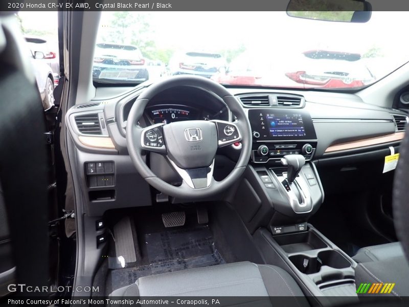 Crystal Black Pearl / Black 2020 Honda CR-V EX AWD