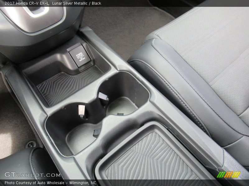 Lunar Silver Metallic / Black 2017 Honda CR-V EX-L