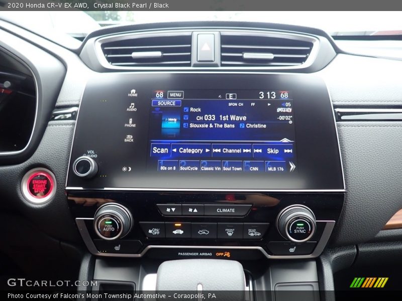 Crystal Black Pearl / Black 2020 Honda CR-V EX AWD