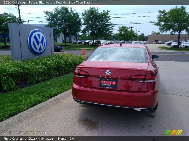 Aurora Red Metallic / Titan Black 2020 Volkswagen Passat SEL