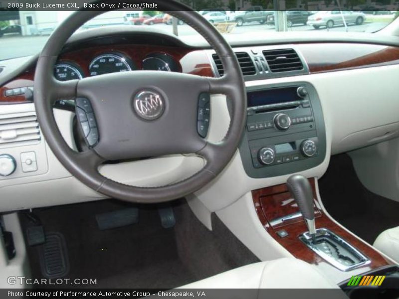Black Onyx / Cocoa/Shale 2009 Buick Lucerne CXL