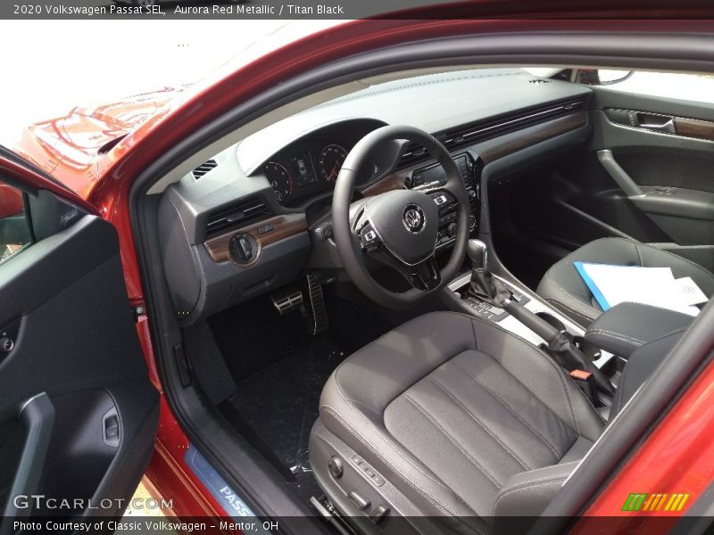 Aurora Red Metallic / Titan Black 2020 Volkswagen Passat SEL