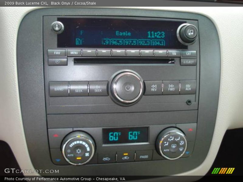 Black Onyx / Cocoa/Shale 2009 Buick Lucerne CXL