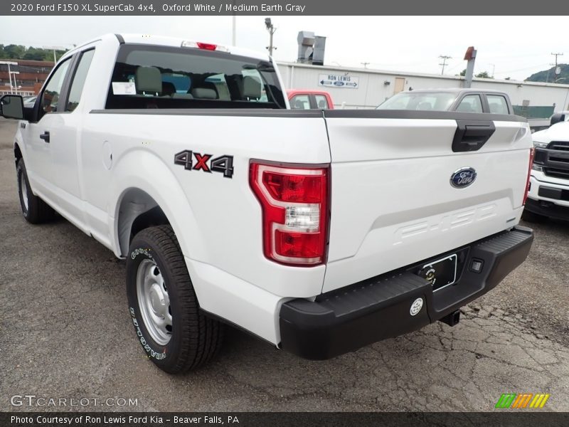 Oxford White / Medium Earth Gray 2020 Ford F150 XL SuperCab 4x4