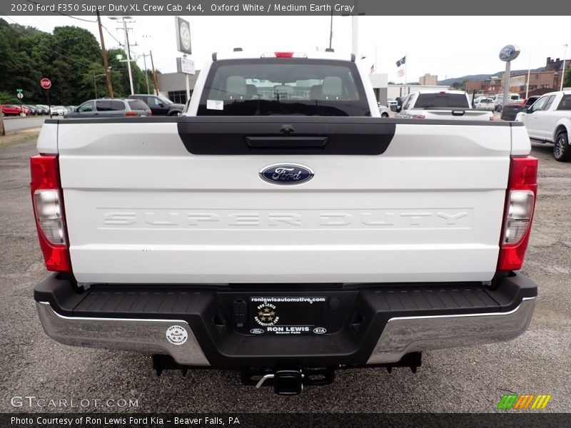Oxford White / Medium Earth Gray 2020 Ford F350 Super Duty XL Crew Cab 4x4
