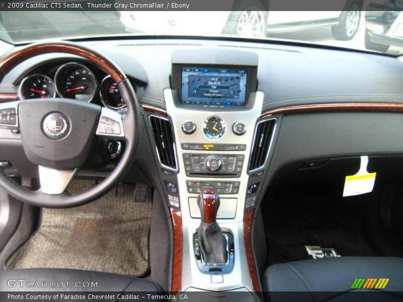 Thunder Gray ChromaFlair / Ebony 2009 Cadillac CTS Sedan