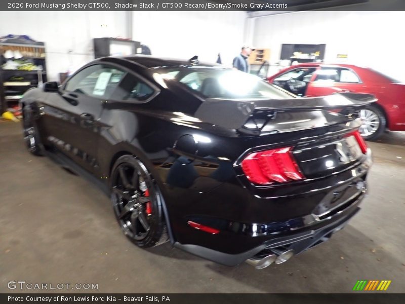 Shadow Black / GT500 Recaro/Ebony/Smoke Gray Accents 2020 Ford Mustang Shelby GT500