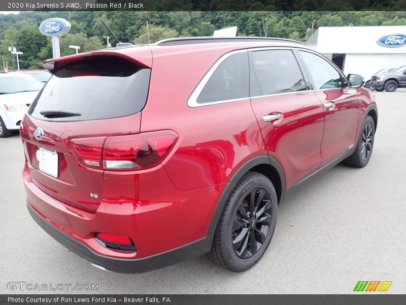 Passion Red / Black 2020 Kia Sorento S AWD