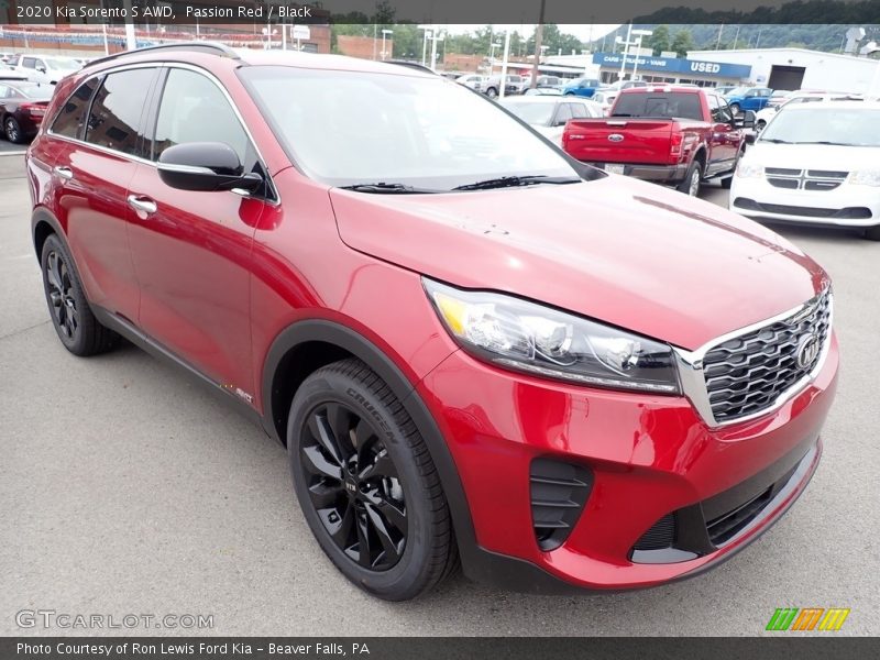 Passion Red / Black 2020 Kia Sorento S AWD