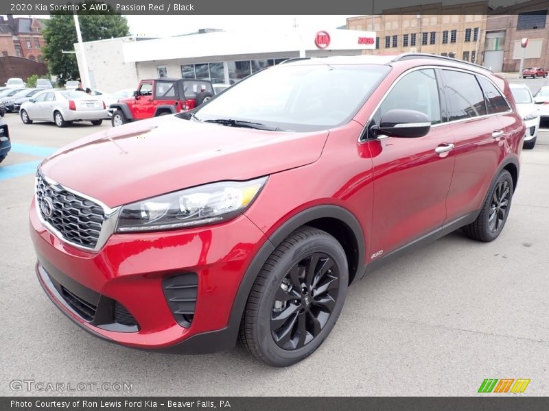 Passion Red / Black 2020 Kia Sorento S AWD