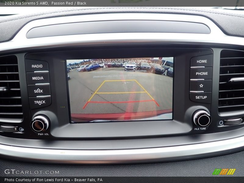 Passion Red / Black 2020 Kia Sorento S AWD