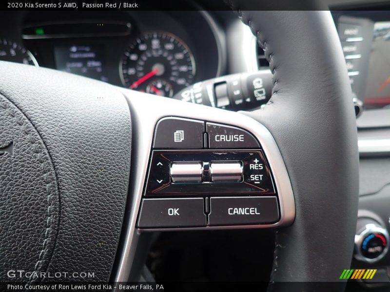 Passion Red / Black 2020 Kia Sorento S AWD