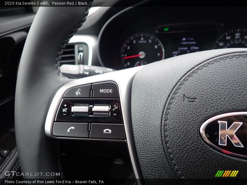 Passion Red / Black 2020 Kia Sorento S AWD