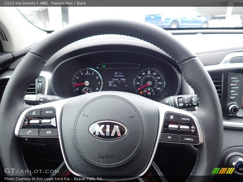 Passion Red / Black 2020 Kia Sorento S AWD