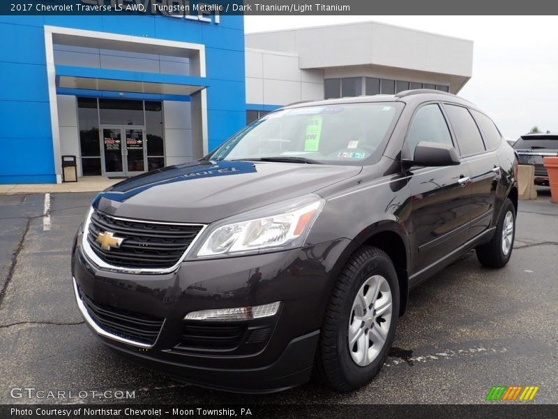 Tungsten Metallic / Dark Titanium/Light Titanium 2017 Chevrolet Traverse LS AWD