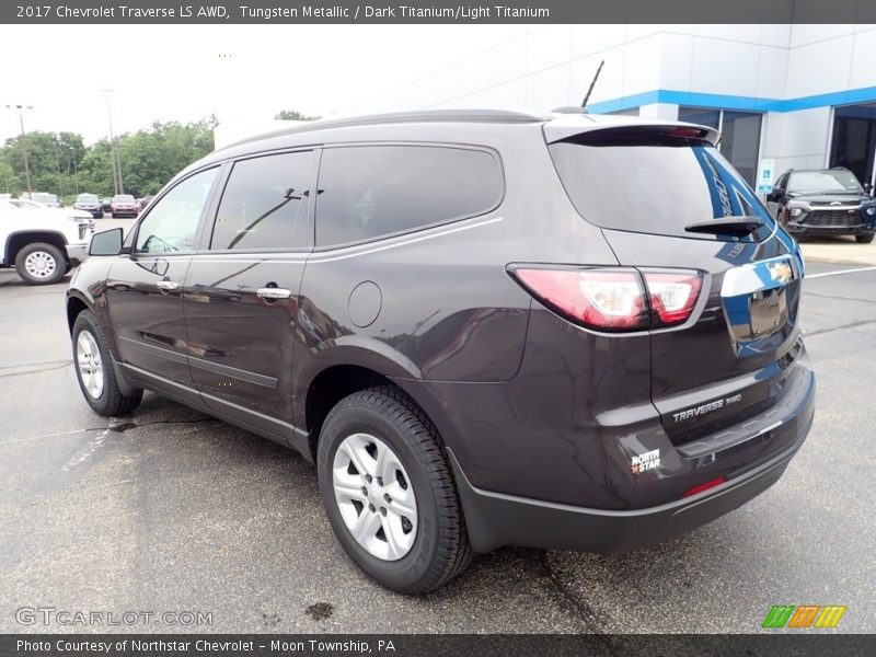 Tungsten Metallic / Dark Titanium/Light Titanium 2017 Chevrolet Traverse LS AWD